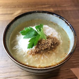 とろろ芋の豚スープ茶漬け(たゆたゆ裏天王寺)
