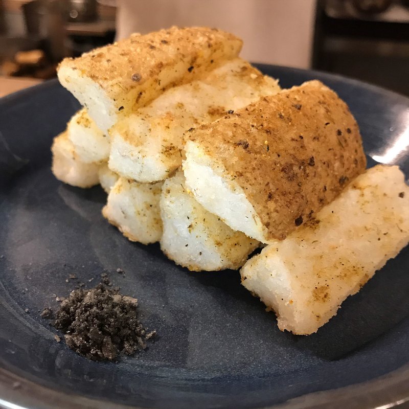 山芋のポテトフライ(串焼き 焼とんyaたゆたゆ裏天王寺店)