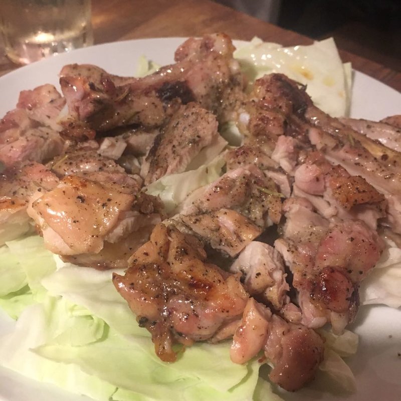 鶏モモ焼き(朝日食堂)