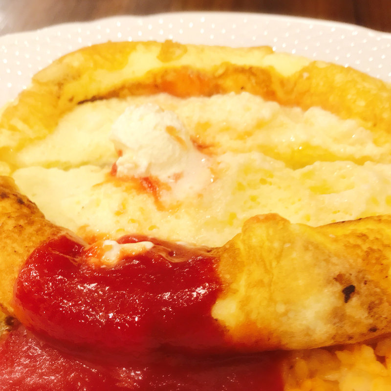 スフレ卵のオムライス(卵と私 ホワイティ梅田店)