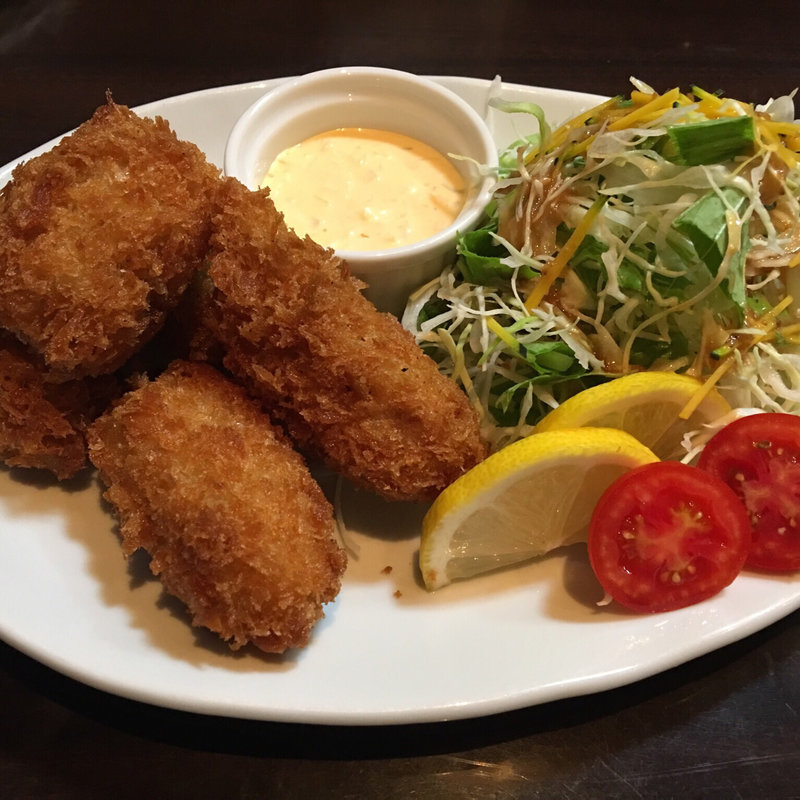 カキフライ(サラダ付)(飯屋 だゑん 〜拿縁〜)