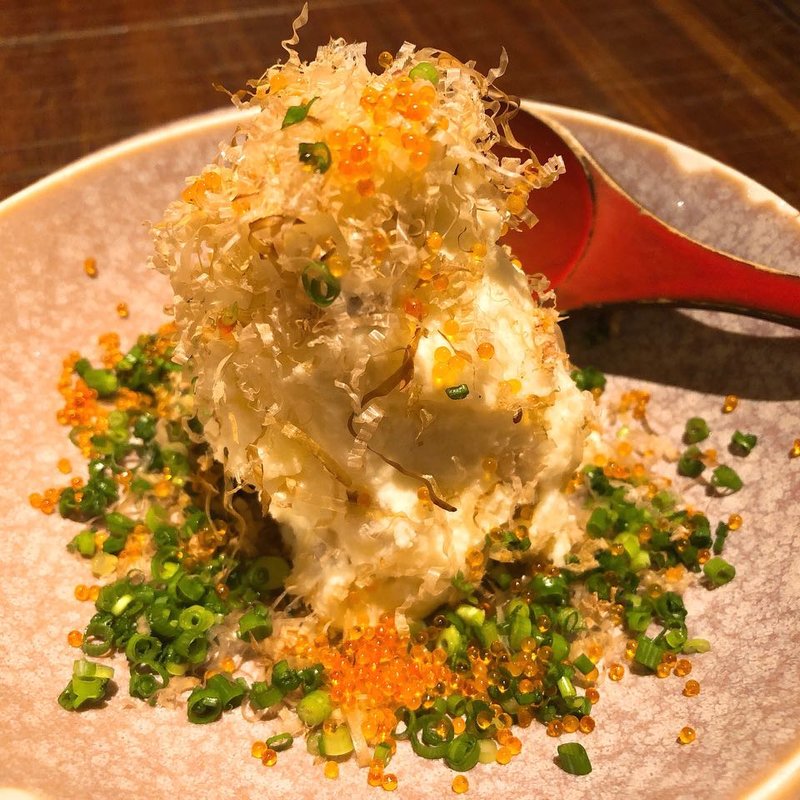いぶりがっことマスカルポーネのポテトサラダ(魚まみれ眞吉 代々木八幡店)