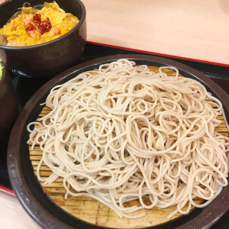 玉子丼セット(ゆで太郎 大森入新井店 （ゆでたろう）)