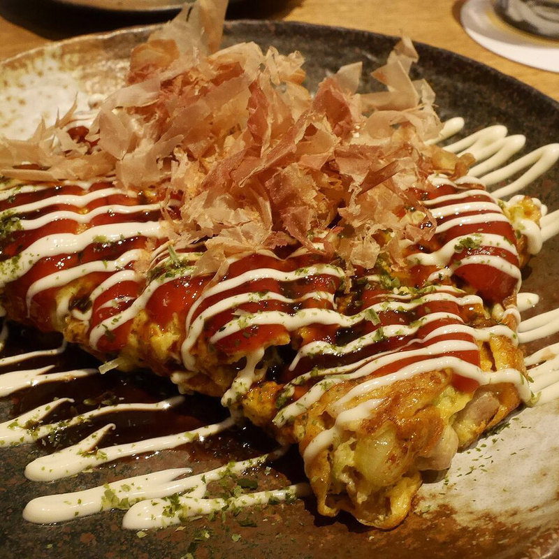 九条ネギのとん平焼き(うどんや ぼの )