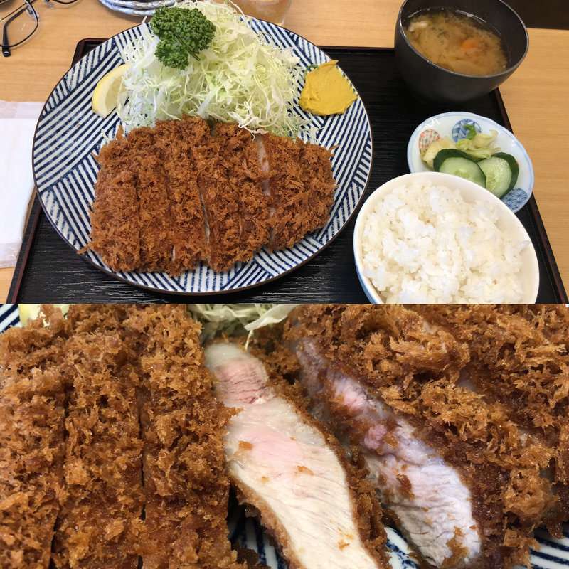 極上ロースかつ定食(とんかつ 鉄)