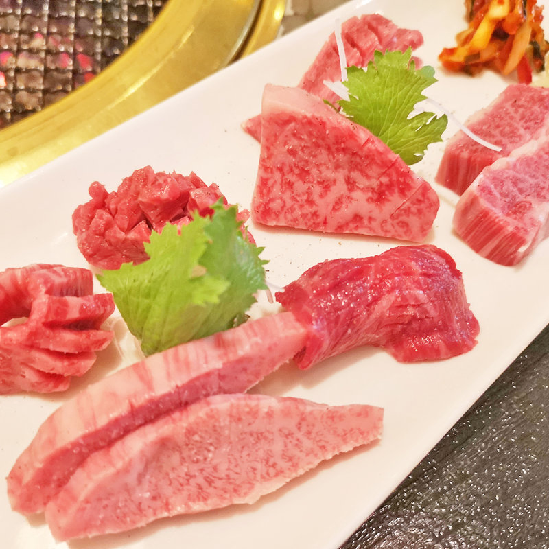 黒毛和牛(A5)特上ランチ(希少部位の盛合せ)(みやび 六本木店)