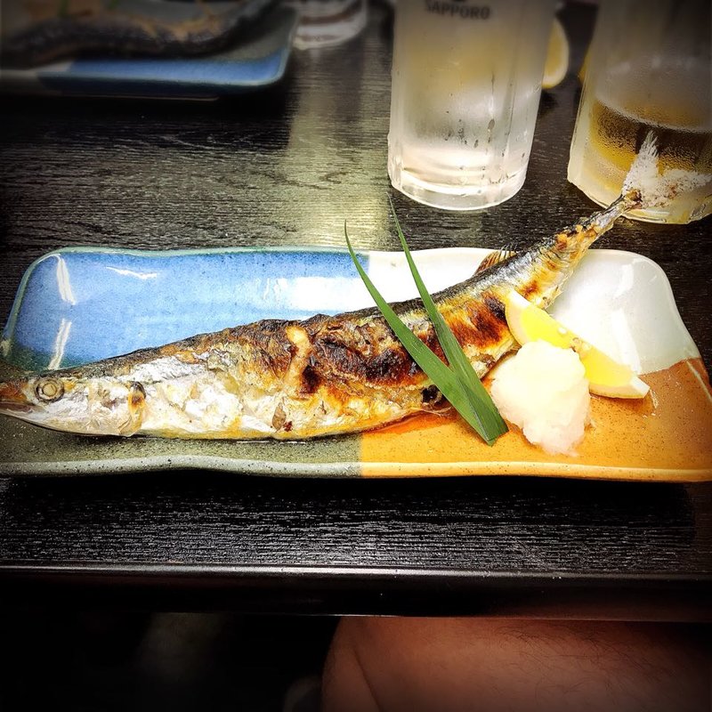 新さんま塩焼き(大衆割烹 藤八 （たいしゅうかっぽうとうはち）)