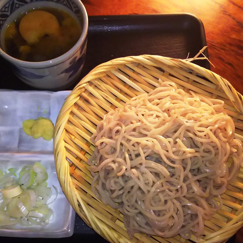烏骨鶏卵の月見そば(とり鉄 武蔵小杉店 （とりてつ）)