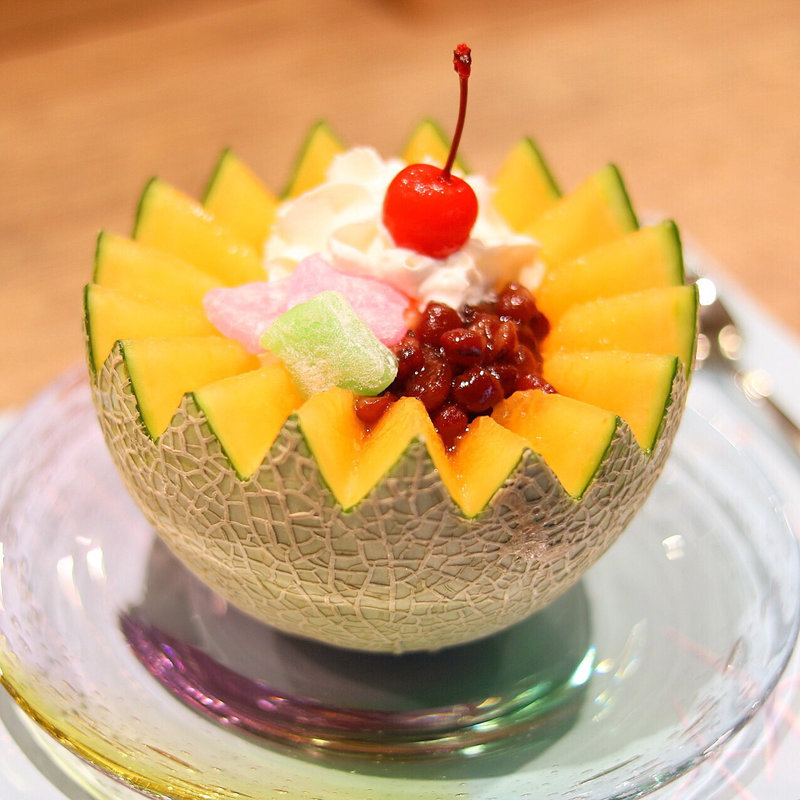 まるごとメロンぜんざい(とままえ風 北海道と、メロンと、)