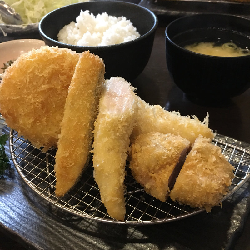 イマカツ膳(メンチカツ・ささみカツ・一口ヒレ・カニクリーム)(イマカツ 銀座店)