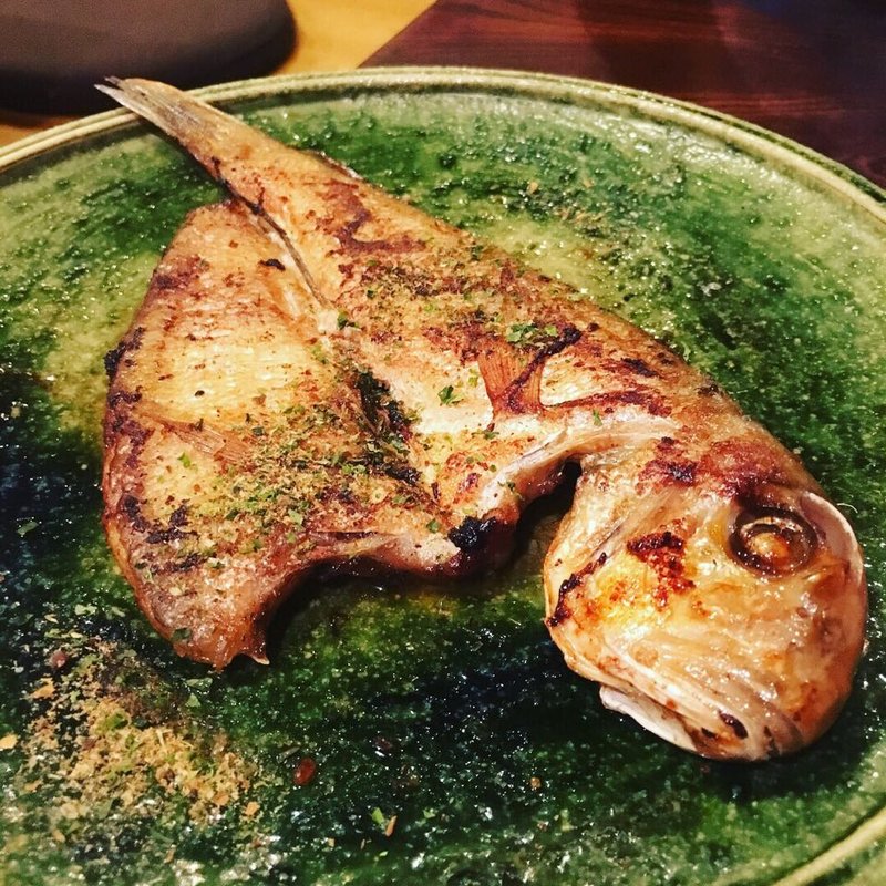 アマダイおでん(green glass （Green glass）)