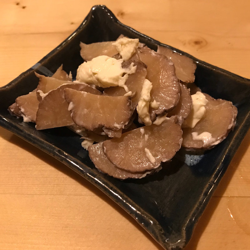 いぶりがっこのクリームチーズあえ(ゆるり )