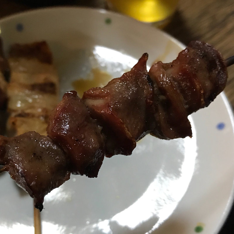 砂肝（一皿四串）(やき鳥よしや)