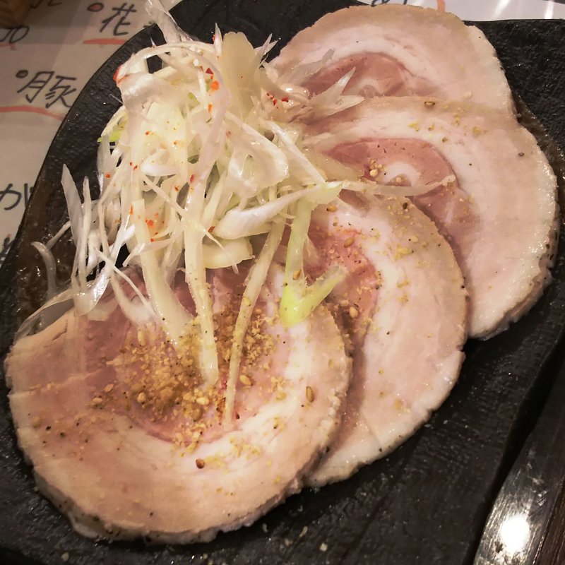 炙りネギ塩チャーシュー(大衆ホルモン肉力屋 京急川崎店)