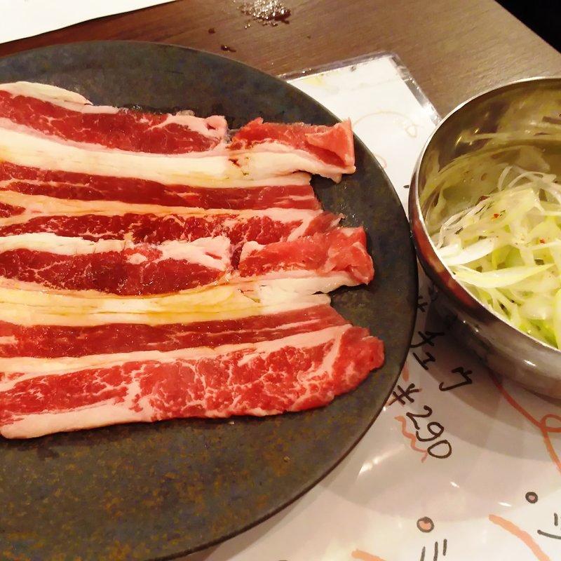 ・焼きしゃぶカルビ(大衆ホルモン肉力屋 京急川崎店)