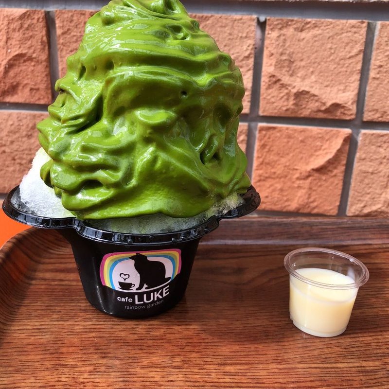 抹茶のエスプーマ(cafe LUKE rainbow garden)