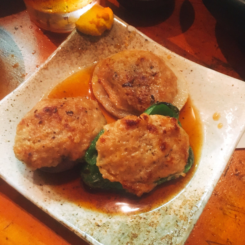 野菜の肉詰め(炭火焼鳥・焔)