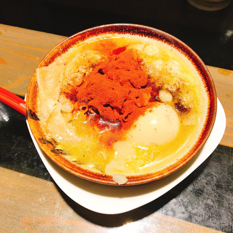 辛い！煮込み玉子(焼鳥どん 駒込店)