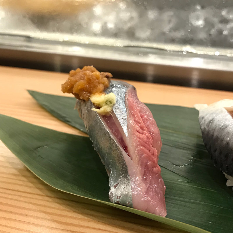 さんまの肝醤油(日本橋 すし 釣りきん )