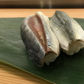 さんまの酢〆(日本橋 すし 釣りきん )