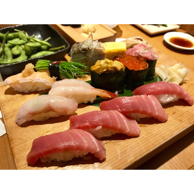 選抜極上にぎりセット(板前寿司新宿東宝ビル店 )