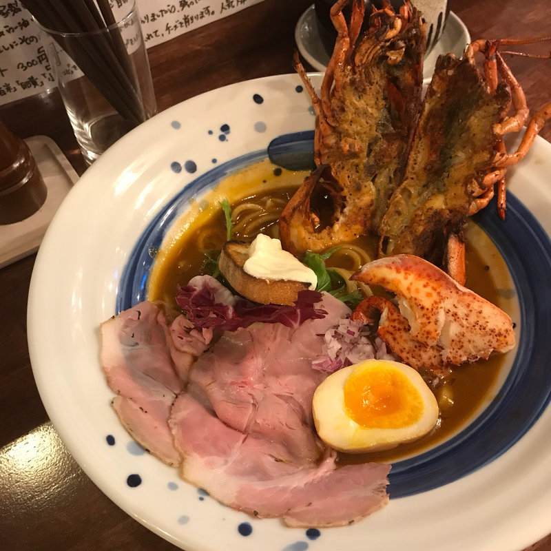 丸ごと一匹オマール海老らーめん(海老丸らーめん)