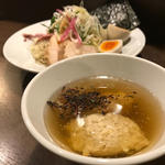 限定 名古屋コーチンの淡麗つけ麺(八咫烏)