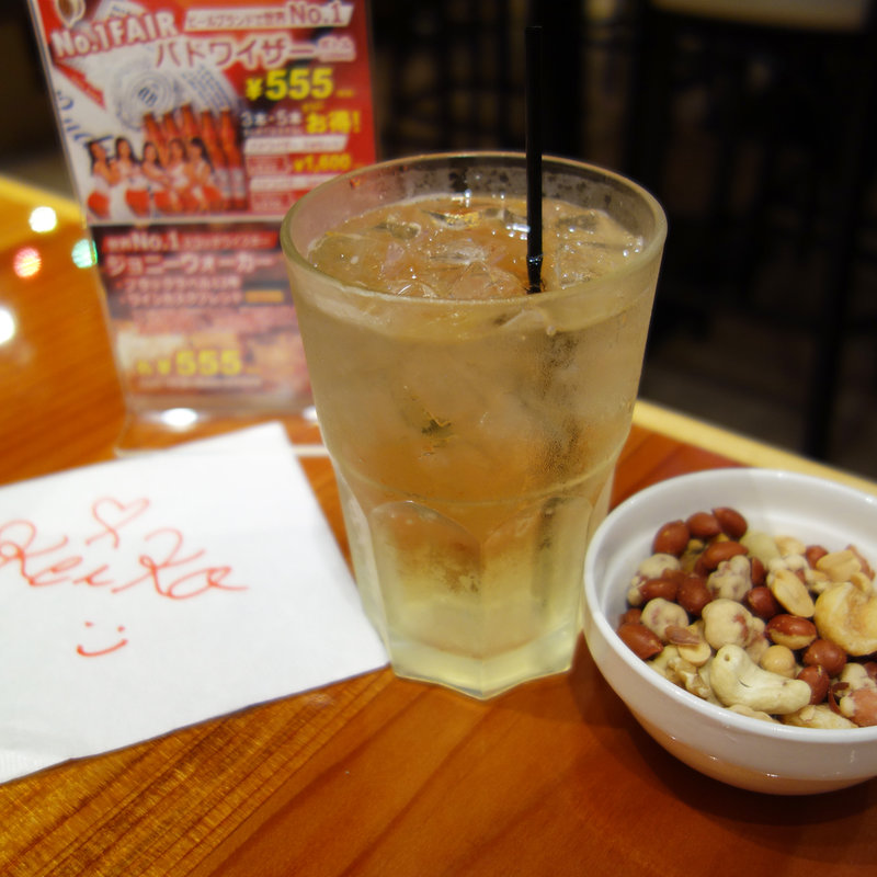 ジョニーウォーカー・ワインカスクブレンド(HOOTERS 福岡店)