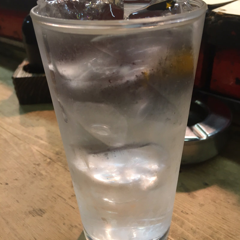 芋焼酎水割り(次郎長寿司)