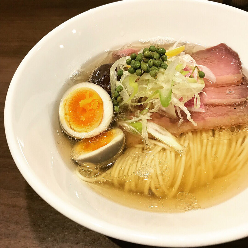 限定 牛テールto実山椒の塩ラーメン(八咫烏)