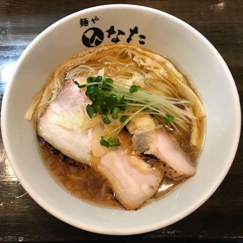 鮭節の冷やしらーめん(麺や ひなた)