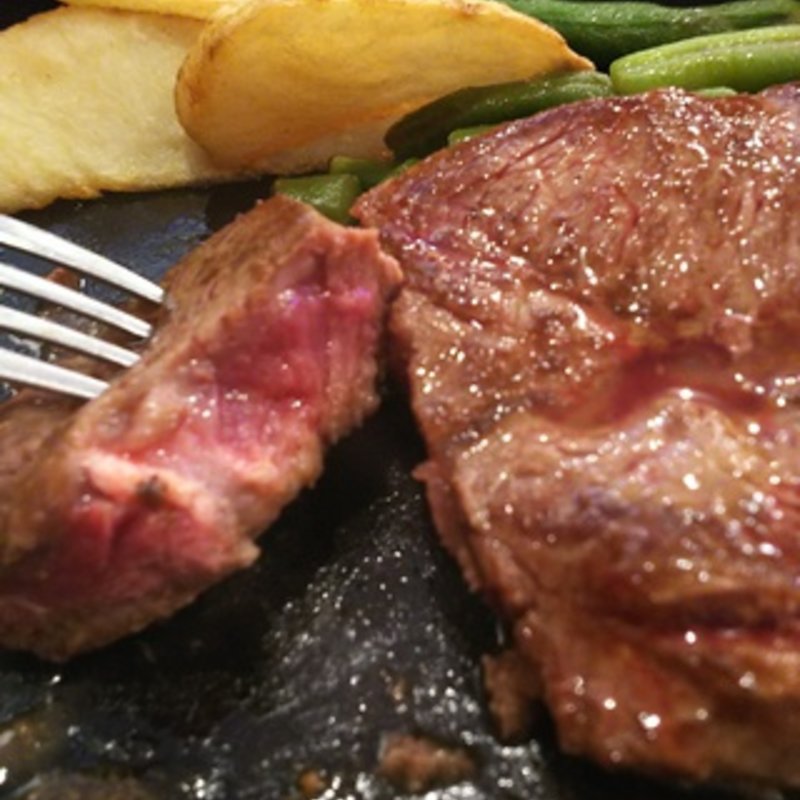 ミスジ肉のステーキ(ステーキハウス８８ 辻本店 （ステーキハウスハチジュウハチ）)