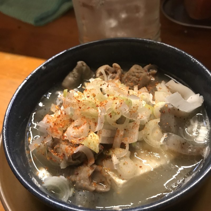 もつ煮込み(やきとり くりはま家)