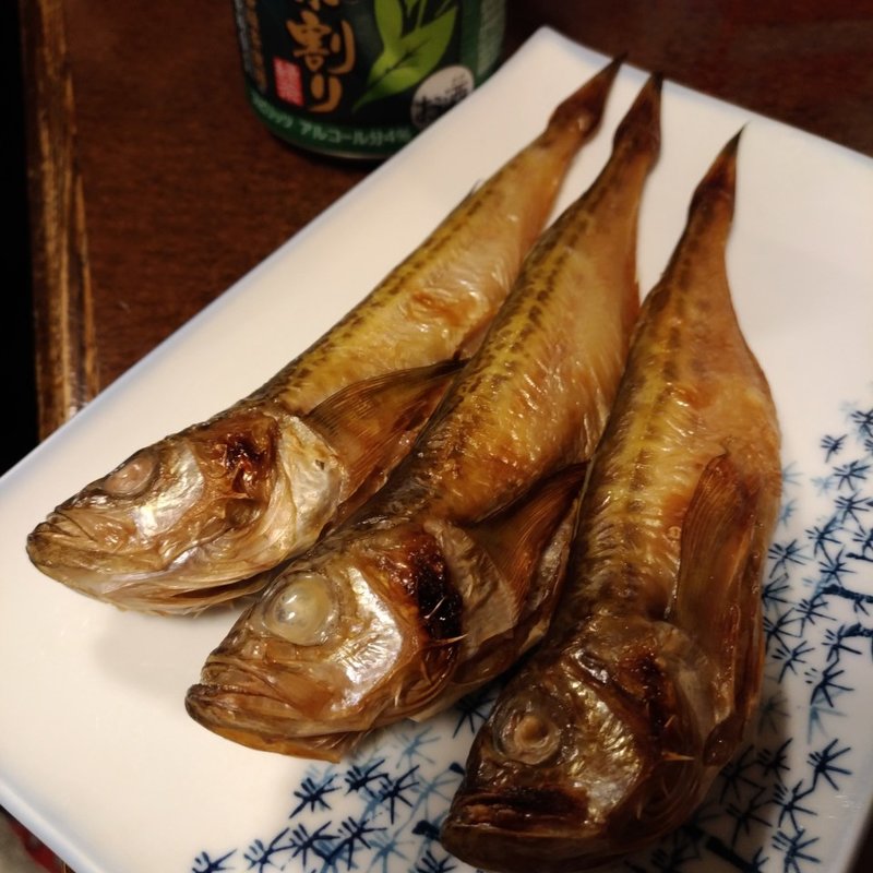 ハタハタ焼き(飯田屋酒店)