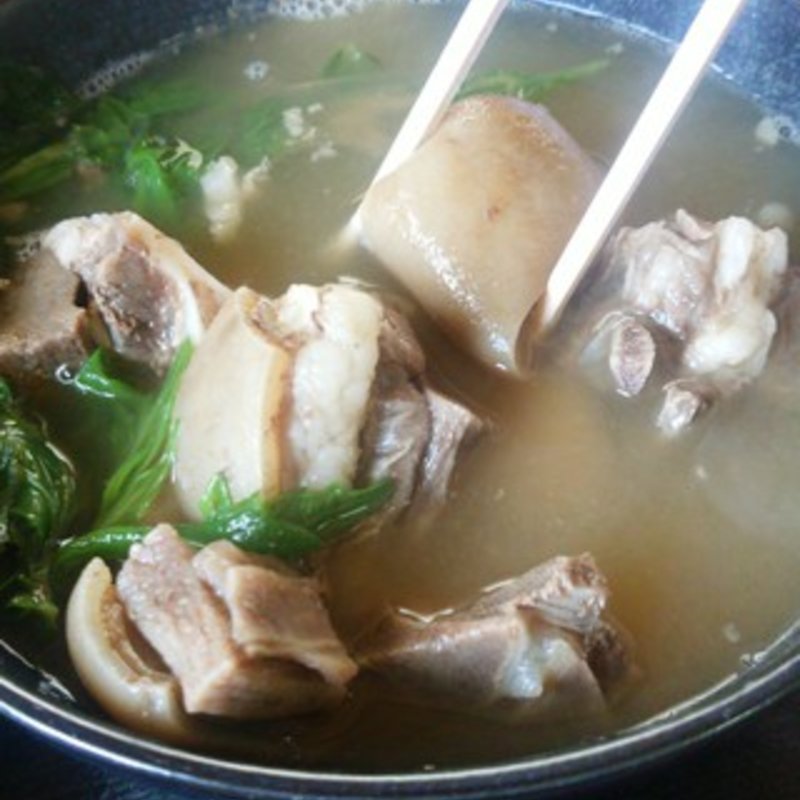 ヤギ汁定食(ながどう家 )