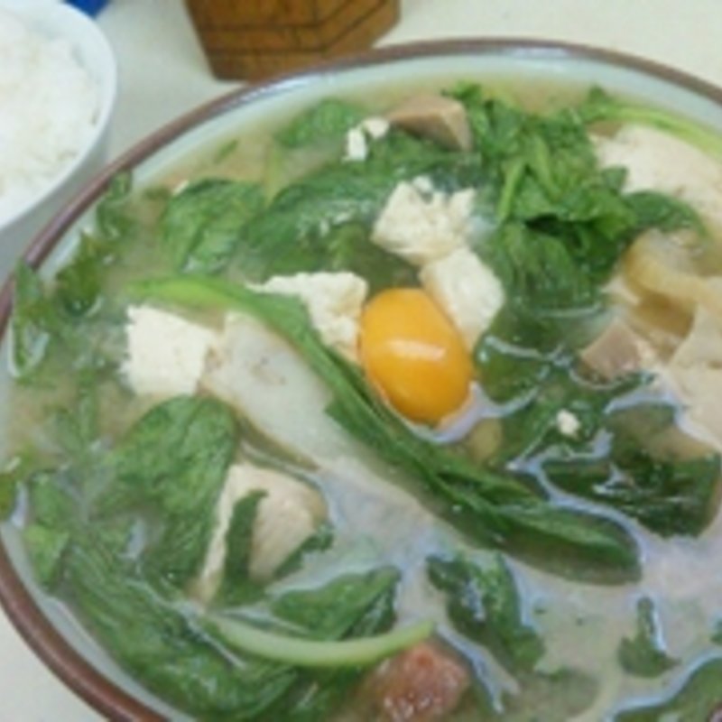 味噌汁(だるまそば)