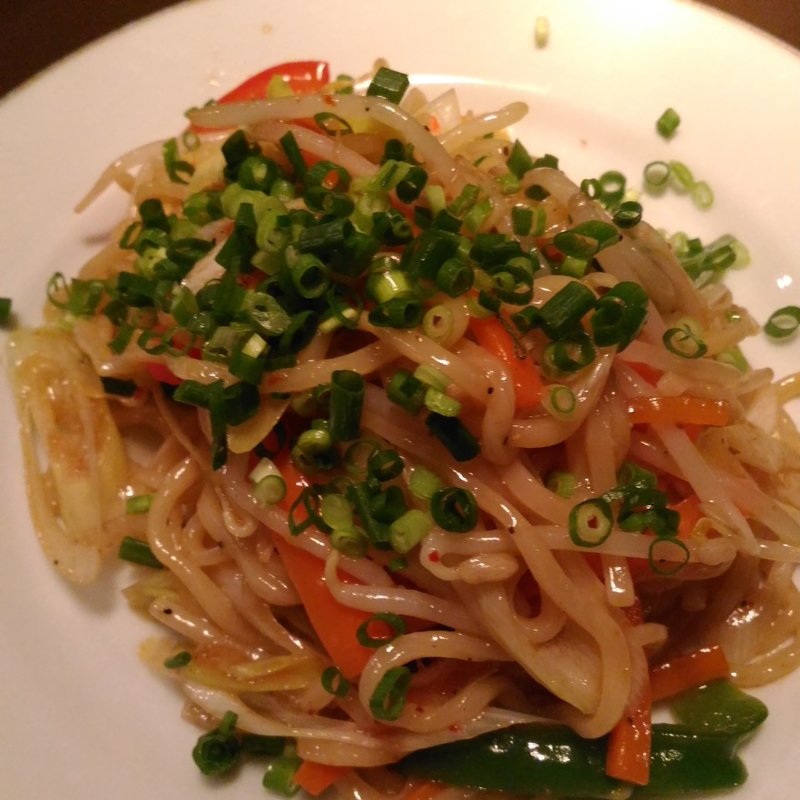 ネギそばハーフ(婆娑羅)