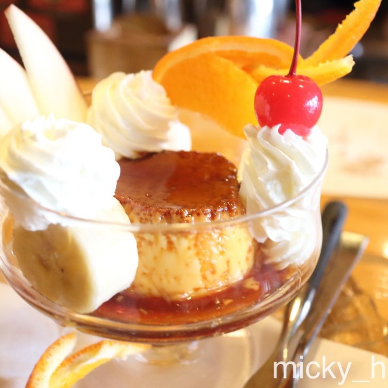 自家製プリン(珈琲道場 侍)