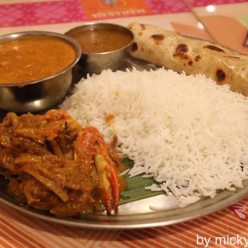 蟹づくしスペシャルミールス(アムダスラビー 西葛西店 AmudhaSurbhi)