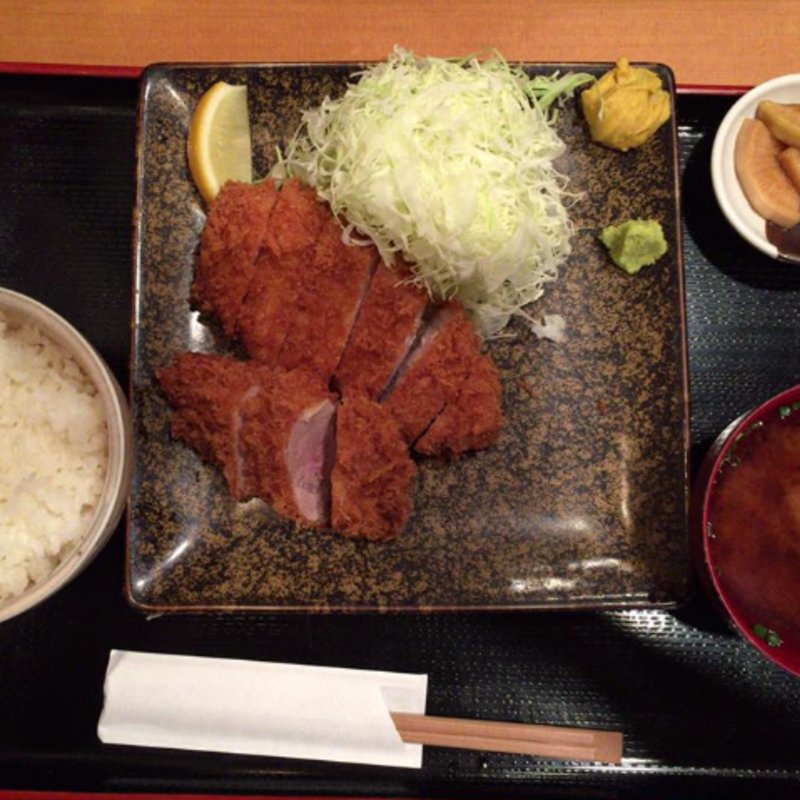 ロース＆半ひれかつ(とんかつ はせ川)