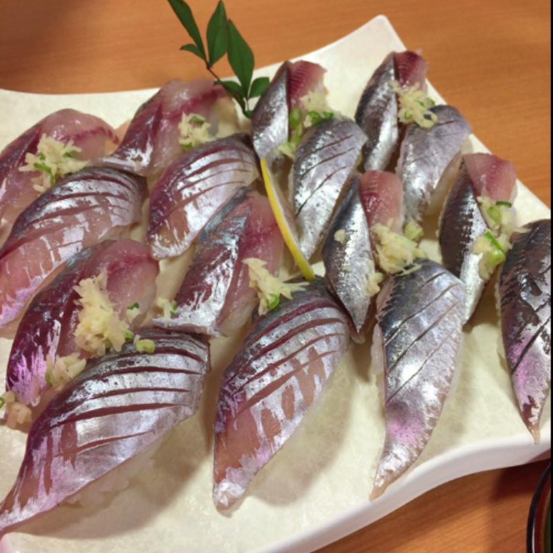 アジとイワシ(回転寿司 若竹丸 )