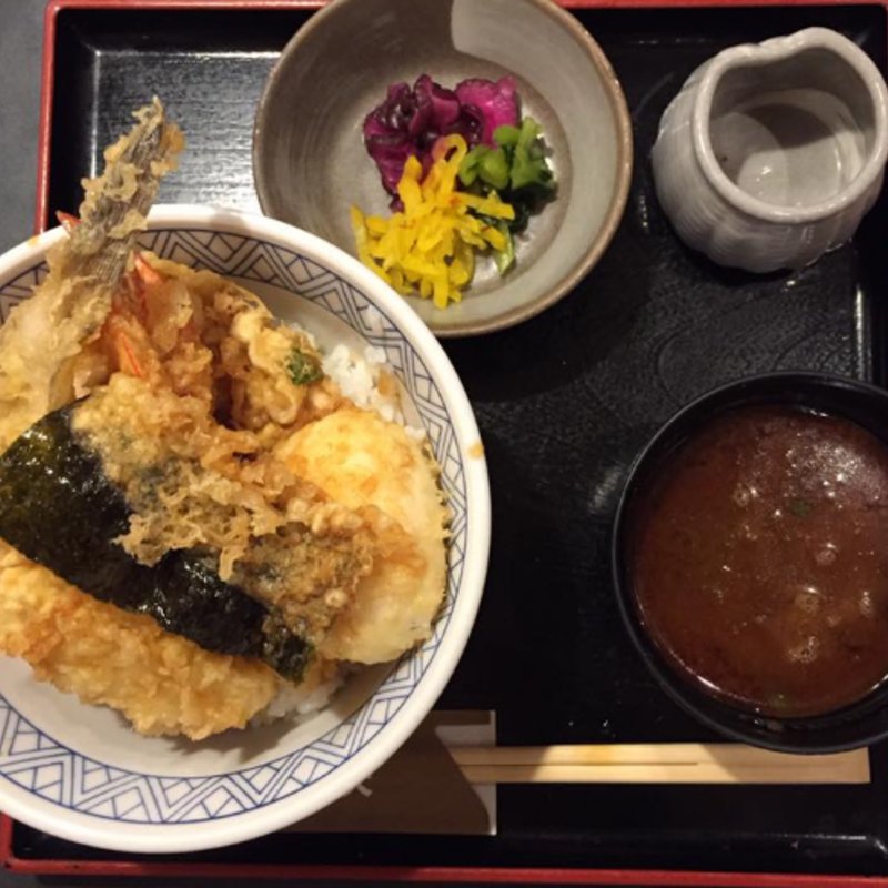 サービス天丼(銀座ハゲ天 船橋東武店)