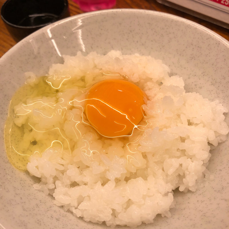 薩摩赤玉の玉子かけご飯(麺や 鳥の鶏次 )