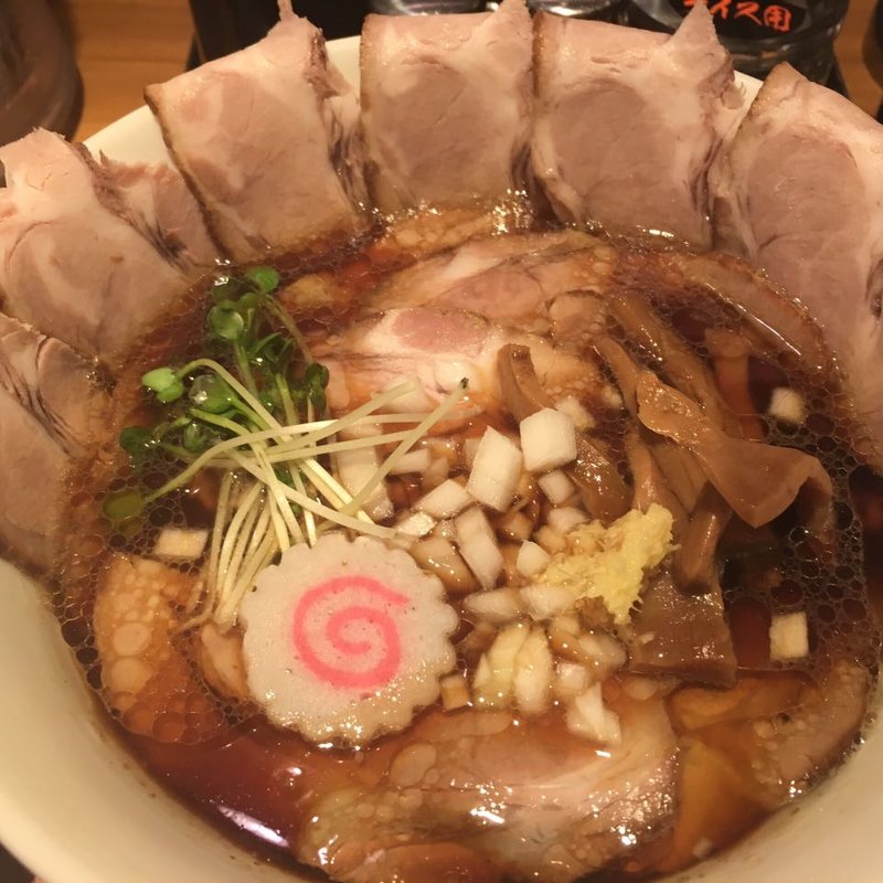 肉そば、肉増し(らあめん花月嵐 新小岩北口店 )