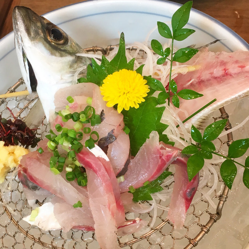 鯵たたき(謙徳蕎麦家 エンゼル店)