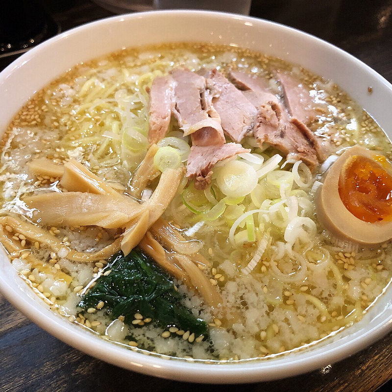 昼コテ（背脂×塩味）大盛り(らーめん屋 盛壱)