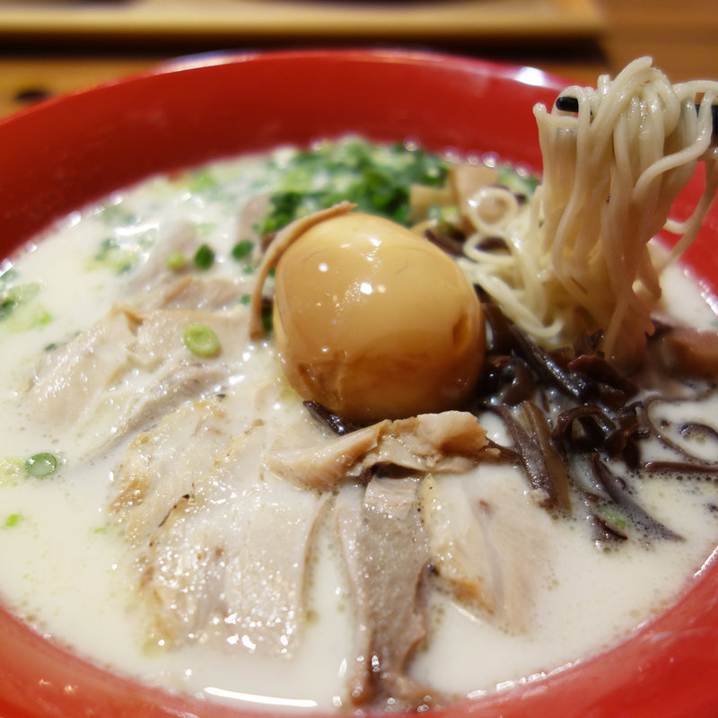 鳥白湯ラーメン トッピング全部のせ(焼肉 牛タン スグル 博多平尾店)