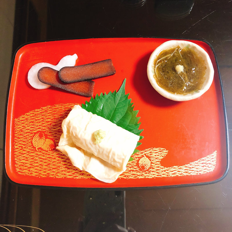 つまみ3種(江戸川 石ばし)