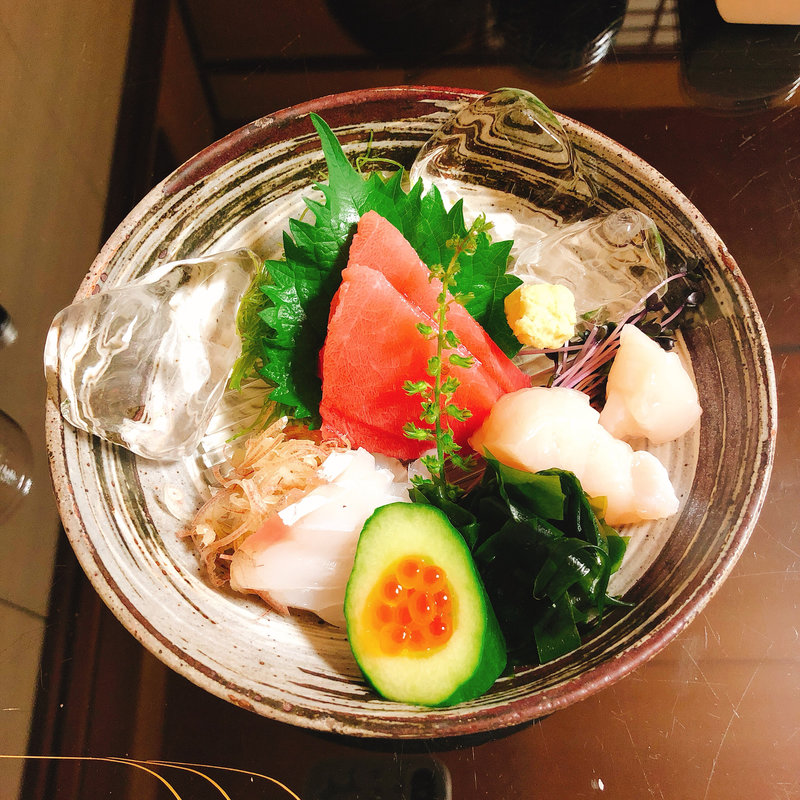 刺身盛り合わせ(江戸川 石ばし)