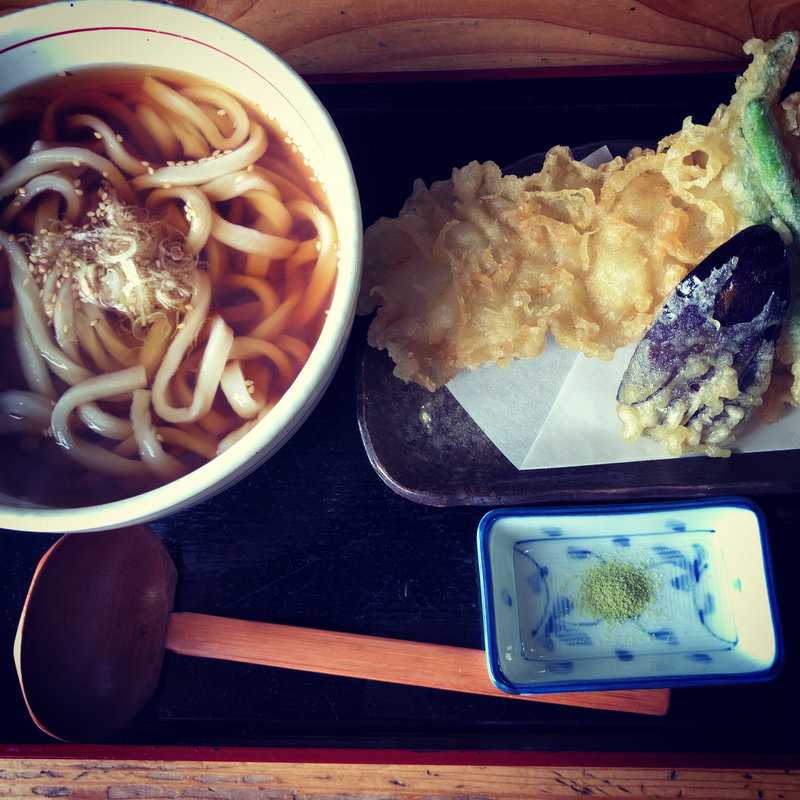 穴子の天ぷらうどん(神楽や （かぐらや）)